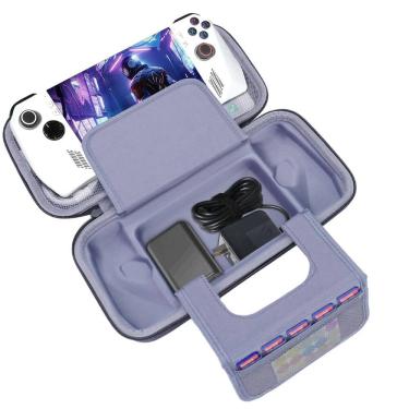 Imagem de Case Asus Rog Ally X Estojo Bolsa Espaço Carregador Cinza