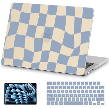 Imagem de AKIT Capa compatível com MacBook Pro de 16 polegadas 2025 2024-2021 M4 M3 M2 M1 Pro Max A3403 A3186 A2991 A2780 A2485, capa rígida de padrão exclusivo para laptop + protetor de tela + capa de teclado
