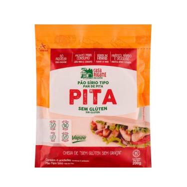 Imagem de Pão Sírio Tipo Pita Sem Glúten Casa Rigani  200g
