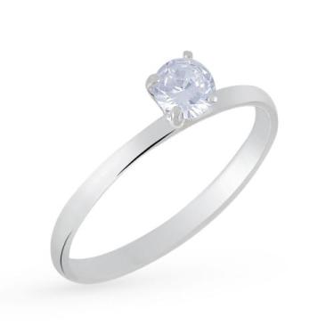 Imagem de Anel de Prata Solitário Life - Sal Do Mar, Prata, 13