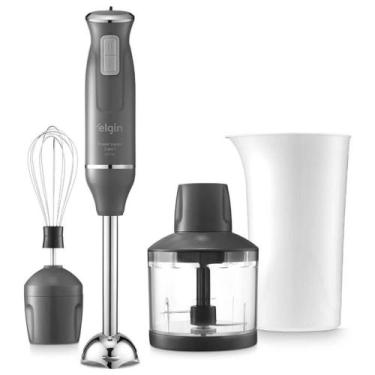 Imagem de Mixer Power Inox Lunar Elgin 3 em 1 Mistura, Tritura e Bate 600W 127V