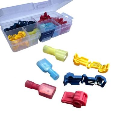 Imagem de Kit Conector De Derivação Emenda Fio Elétrico Estojo 25 Pçs - Zimpor
