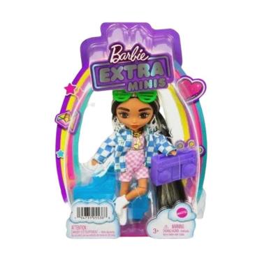 Imagem de Barbie Extra Minis Roupa Azul E Rosa Mattel Hgp62