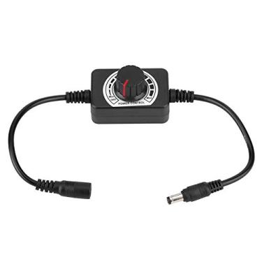 Imagem de Chave de controle de velocidade CC ajustável Qanyegn, controlador de velocidade do motor do ventilador, interruptor de temperatura leve para o motor de velocidade do motor