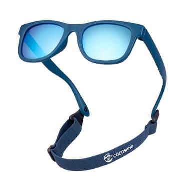 Imagem de COCOSAND Meninas Óculos de Sol para Bebês com Alça, Armação Flexível Polarizada para Crianças Recém-Nascidas, e de 0 A 24 Meses