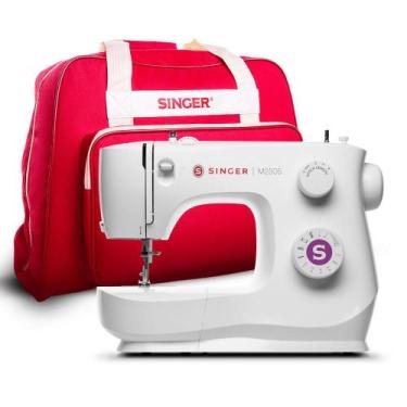 Imagem de Kit Máquina de Costura M2505 e Bolsa de Transporte Singer, 110V