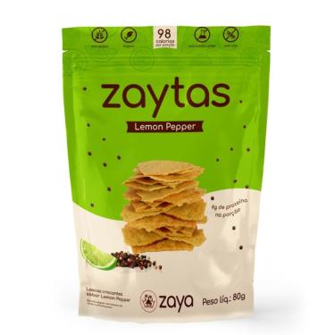 Imagem de Biscoito Zaya Zaytas Sabor Lemon Pepper 80g
