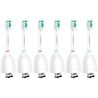 Imagem de Cabeças de escova de dentes de reposição Aoremon compatíveis com Philips Sonicare E-Series, pacote com 6
