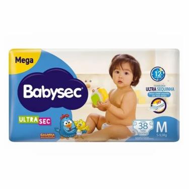 Imagem de Fralda BabySec Galinha Pintadinha Ultra Sec Mega M 38 Unidades