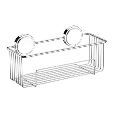 Imagem de Suporte para shampoo c/adesivo redondo cromado - Facile - Future