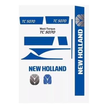 Imagem de Kit Adesivos Colheitadeira Tc5070 5070 G2 Completo - Spts