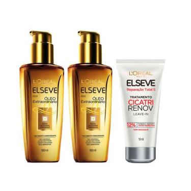 Imagem de Kit L'Oréal Leave-In + Óleo Capilar - 3 Produtos - Loreal