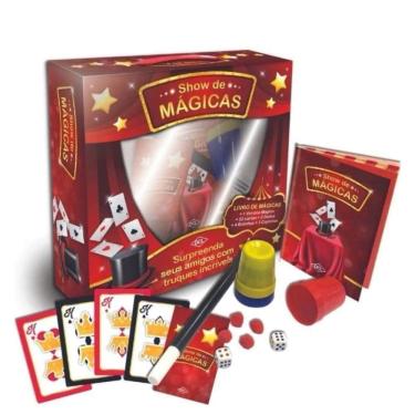Imagem de Kit De Mágica Conjunto De Cartas Dados Truques Incriveis Magias Misteriosas