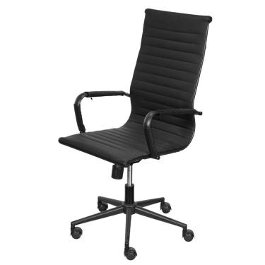 Imagem de Cadeira de Escritório Eames Dark Esteirinha Alta - Preta