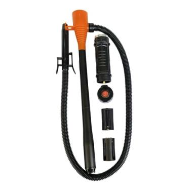 Imagem de JicSuXi Ferramenta de troca de óleo fluido Bomba de fluido útil Bomba de óleo de engrenagem Universal Portátil Versátil 60 cm Transferência de combustível, Preto, Laranja