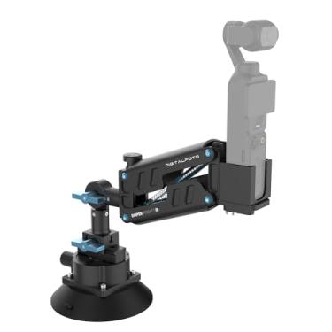 Imagem de DFCINE Suporte Para Carro Osmo Pocket 3, Ventosa De Metal, Eixo Z, Mola Amortecimento, Sistema Vídeo Com Absorção Choque, Compatível Dji 2/3, Action 4/5, Insta360, Gopro Etc.
