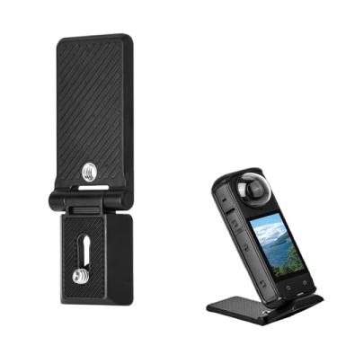 Imagem de SZZCNOX Suporte magnético dobrável para câmera de ação Insta360 X5/X4, base de montagem magnética, acessórios compatíveis com DJI Osmo Pocket 3/Action 5, suporte de câmera com parafuso de 1/4