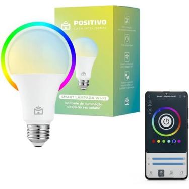 Imagem de Smart Lâmpada WiFi Positivo Casa Inteligente, Iluminação Branca Quente