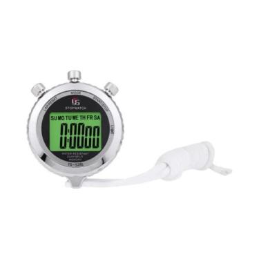 Imagem de Cronômetro Digital De Metal 40h LCD Luminoso 0,01S Precisão Treinament