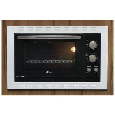 Imagem de Forno Elétrico Fischer Fit Line Embutir 44L Frontal Branco