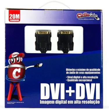 Imagem de Cabo DVI para DVI, 20 metros - Cirilo Cabos, UNICA, UNICA