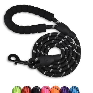 Imagem de Dog Leash Panykoo Strong Corda de nylon de 1,5/1,8 m para cães pequenos, médios e grandes