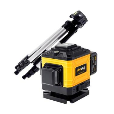 Imagem de Kit Nível a Laser 3D Profissional com Tripé  12 Linhas 360 Verde Acess