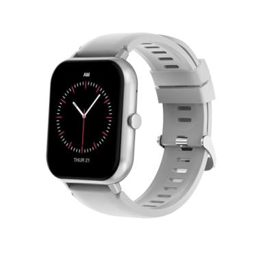 Imagem de SmartWatch, relogio smartwatch feminino com 1.83" Ecrã tátil, à prova d'água IP68, Recebimento de Notificações, relogio smartwatch masculino com 100+ Modos Esportivos Faz e Recebe Ligações (Prata)