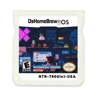 Imagem de Cartão DS 7800 Em 1 Para NDS NDSL NDSi 3DS 2DS Lite Simulador De Jogos