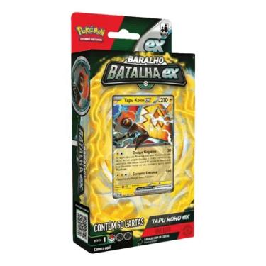 Imagem de Jogo de Cartas Pokemon - Batalha Ex Tapu koko COPAG DA AMAZONIA