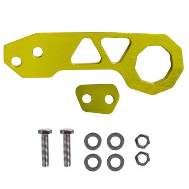 Imagem de Tow Hook Engate Reboque Carro Camionete Universal Amarelo M