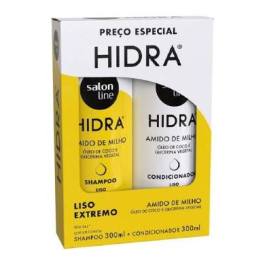 Imagem de Shampoo+Condicionador Salon Line Hidra Super Liso Vegano 300ml