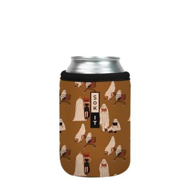 Imagem de Sok It Capa de neoprene com isolamento de cerveja e refrigerante CanSok (material Ghoul, manga de lata de 340 g)