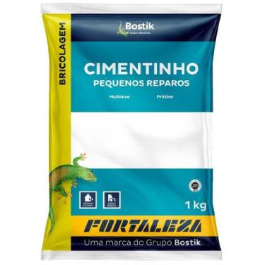 Imagem de Cimento Cimentinho para Pequenos Reparos Branco 1 Kilo - 00175 - FORTA