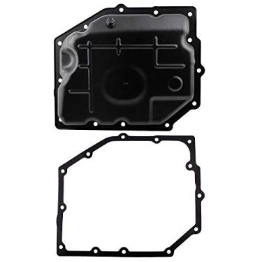 Imagem de BOXI Cárter de óleo de transmissão com plugue de drenagem para Jeep Wrangler Liberty/para Chrysler 300/para Mitsubishi Raider/para Dodge Challenger Charger Durango Magnum Nitro Dakota/para Ram 1500|