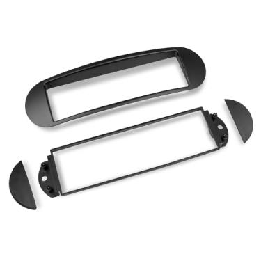 Imagem de NuIth Kit de painel de instalação de rádio Din único para Volkswagen Beetle 1998-2010, placa de montagem de rádio Din único, kit de instalação estéreo de carro Beetle para montagem de rádio de