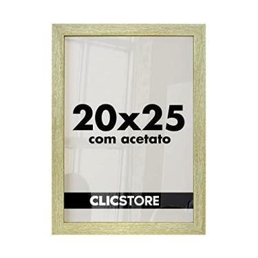 Imagem de Moldura Decorativa tamanho 20x25 Acabamento Foto Imagem Pôster Horizontal Vertical c/Acetato (Carvalho)