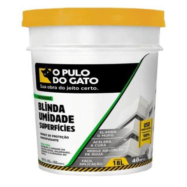 Imagem de Verniz Hidrofugante Blinda Umidade 18l Pulo Do Gato Acabamento Semi Br