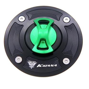 Imagem de Riderjacky Tampa do tanque de combustível de motocicleta sem chave para Suzuki KATANA 600 750 1998 1999 2000 2001