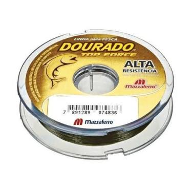 Imagem de Linha Pesca Monofilamento Dourado 0,50mm Suporta 16,6kg - mazzaferro