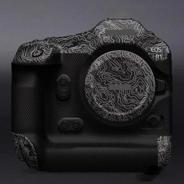 Imagem de R 1 Película protetora protetora para câmera antirarranhões Película protetora para Canon EOS R1 (contorno preto branco)