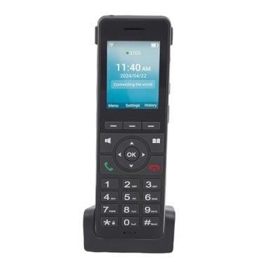 Imagem de ASHATA 4G LTE Telefone Sem Fio Portátil Wifi Bluetooth 2.4in Tela Colorida, Big Phone Book, Answering Machine, Comfort VoIP Chamada Proteção Desktop Phone