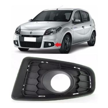 Imagem de Par Grade Moldura Milha Sandero Com Furo