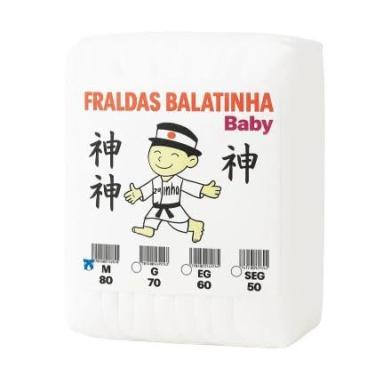 Imagem de Fralda Descartável Balatinha Baby 2 Segunda Linha - Tamanho M80, G70, XG60,XXG,50 (Médio)