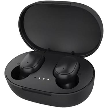 Imagem de Fones Bluetooth A6S Sem Fio Intra-Auricular com Microfone e Case Recarregável com Estojo Portátil e Som Estéreo