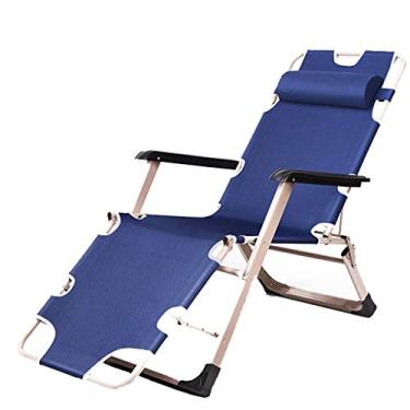 Imagem de ZZTWER Cadeira de acampamento portátil ao ar livre reclinável dobrável, cadeira Siesta, cadeira de almoço de escritório, cadeira portátil para descanso doméstico cadeira de praia cadeiras dobráveis