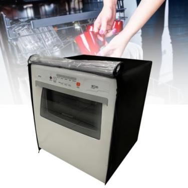 Imagem de CAPA PARA LAVA LOUÇAS BRASTEMP 6 E 8 SERVIÇOS TRANSPARENTE (PRETO)