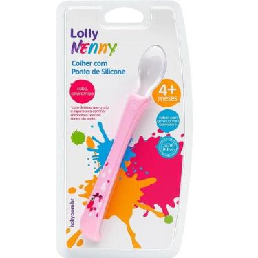 Imagem de Colher Lolly Com Ponta De Silicone Oceano Rosa