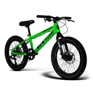 Imagem de Bicicleta GTSM1 MTB20 Câmbio Shimano 7v Freio a Disco, Verde kawasaki
