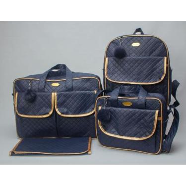 Imagem de Bolsa bebê kit maternidade - MORGANA BOLSAS, Marinho
